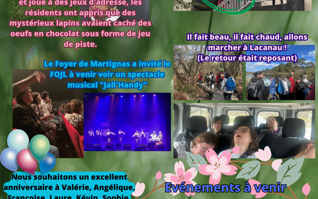 NEWSLETTER AVRIL 2023